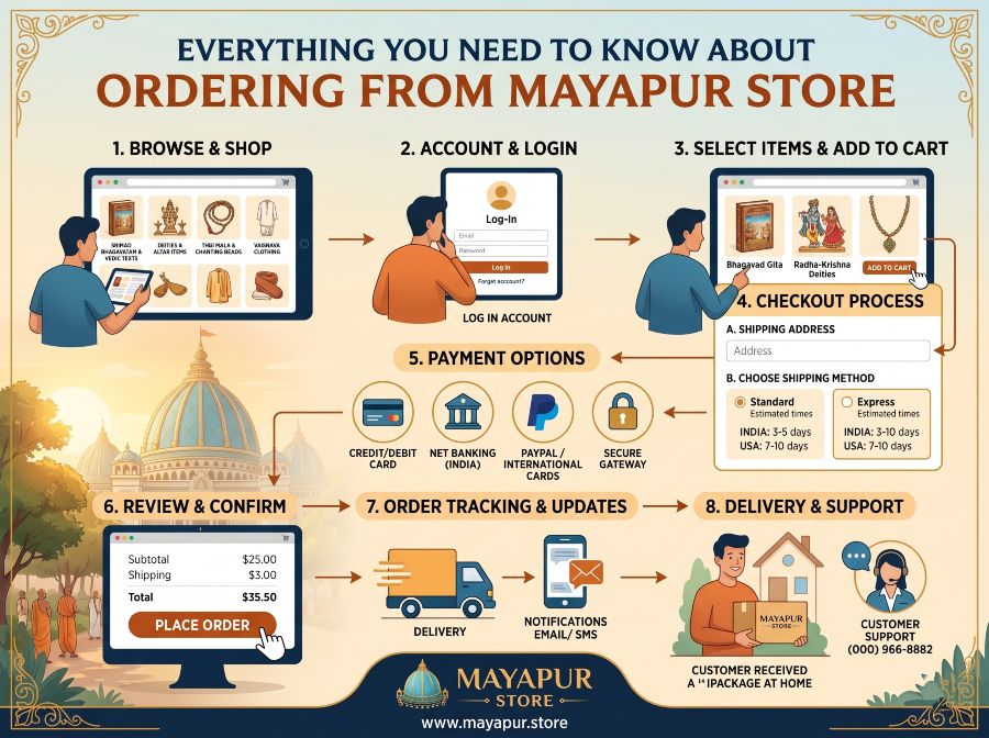 Everything You Need to Know About Ordering from Mayapur Store