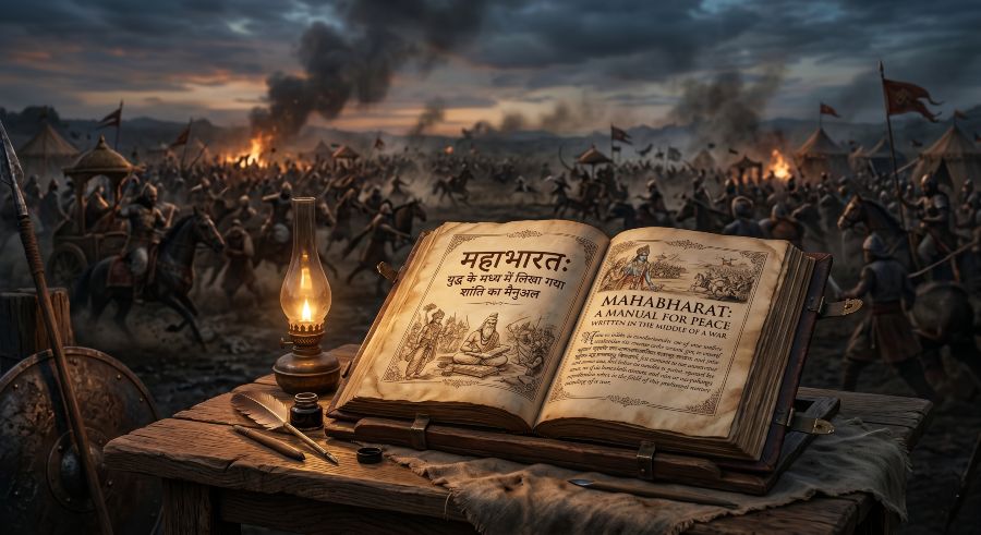 Mahabharat Book: A Manual for Peace Written in the Middle of a War