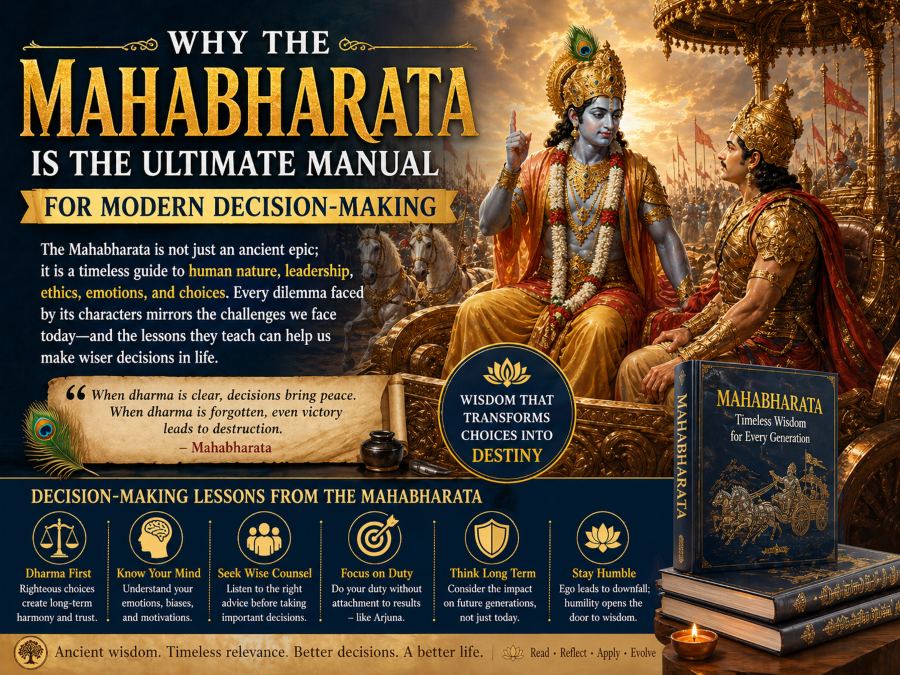 Why the Mahabharata is the Ultimate Manual for Modern Decision-Making
